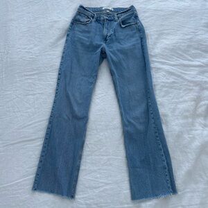 Abercrombie Baggy Low Rise Jeans – Light Wash